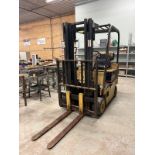 DAEWOO GC20S SOLID TIRE WAREHOUSE FORKLIFT, 4000LB, S/N: 06-06064, LPG, 1029HRS
