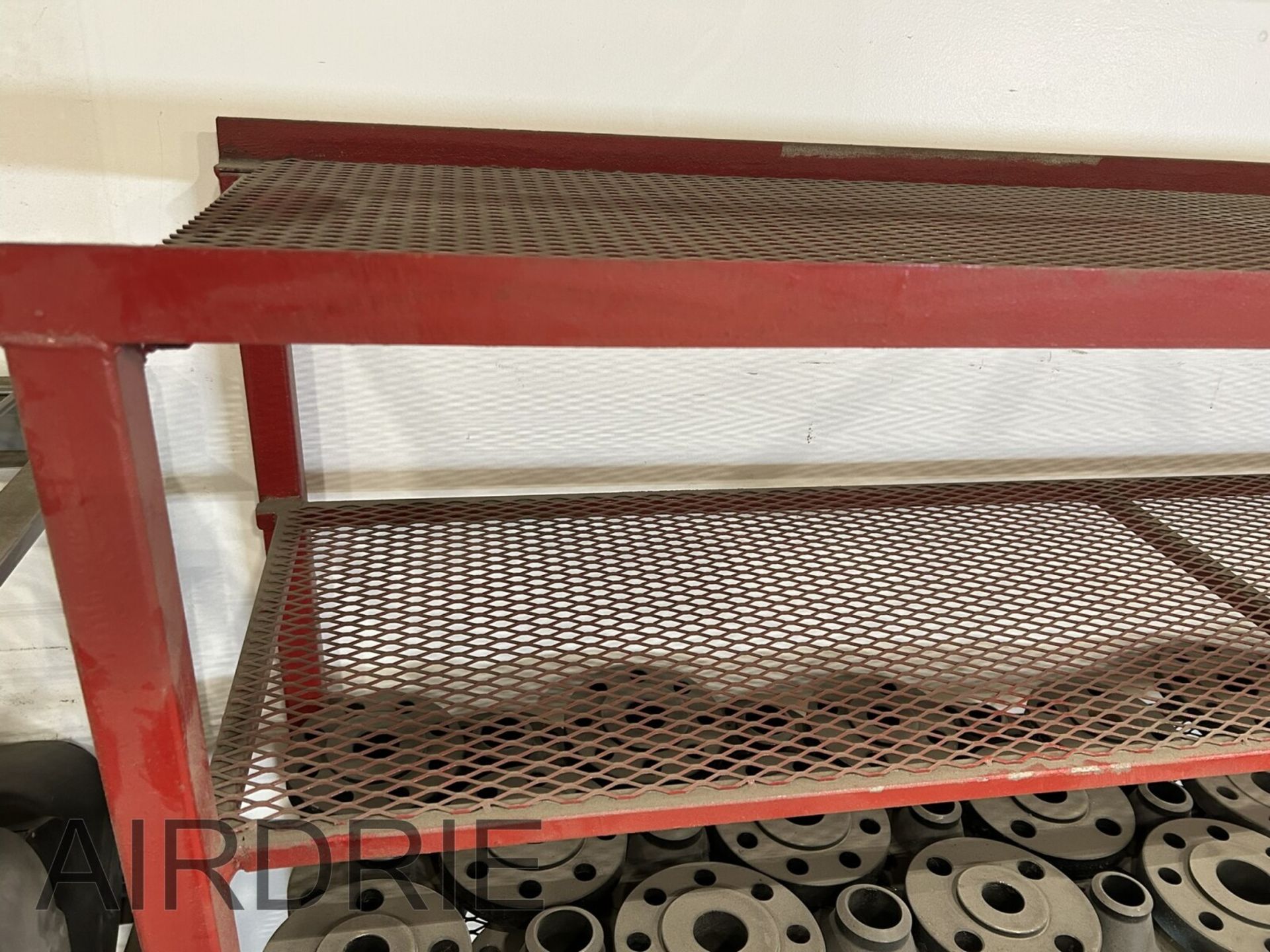 *OFFSITE* SHOP BUILT METAL STORAGE SHELF 65"X19"X80"H - Image 3 of 3