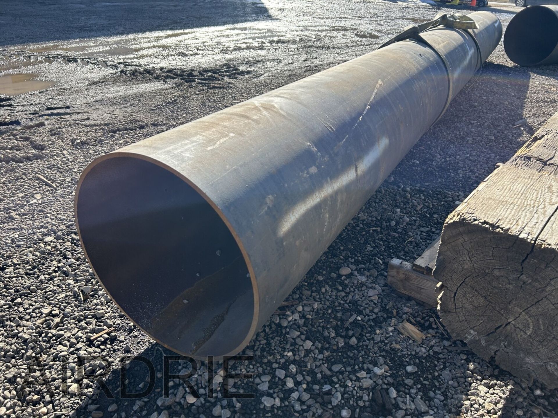 *OFFSITE* 20" STANDARD OD x 17' STEEL PIPE, (STRAPS NOT INCLUDED) - Image 4 of 4