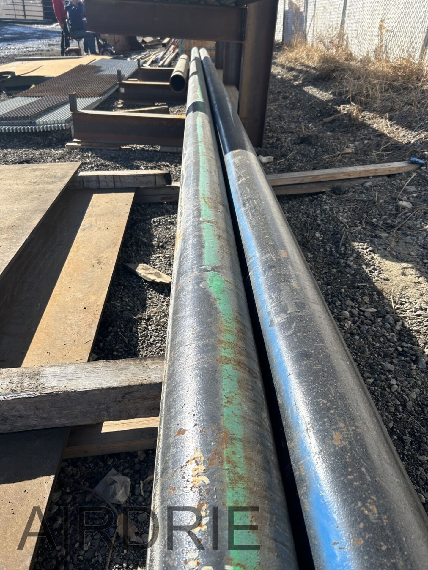 *OFFSITE* L/O - STEEL PIPE - 1 - 6"x38'x1/2" WALL, 1 - 6"x36'x1/2" WALL, 1 - 6"x11'x1/4" WALL (SIZES - Image 2 of 3