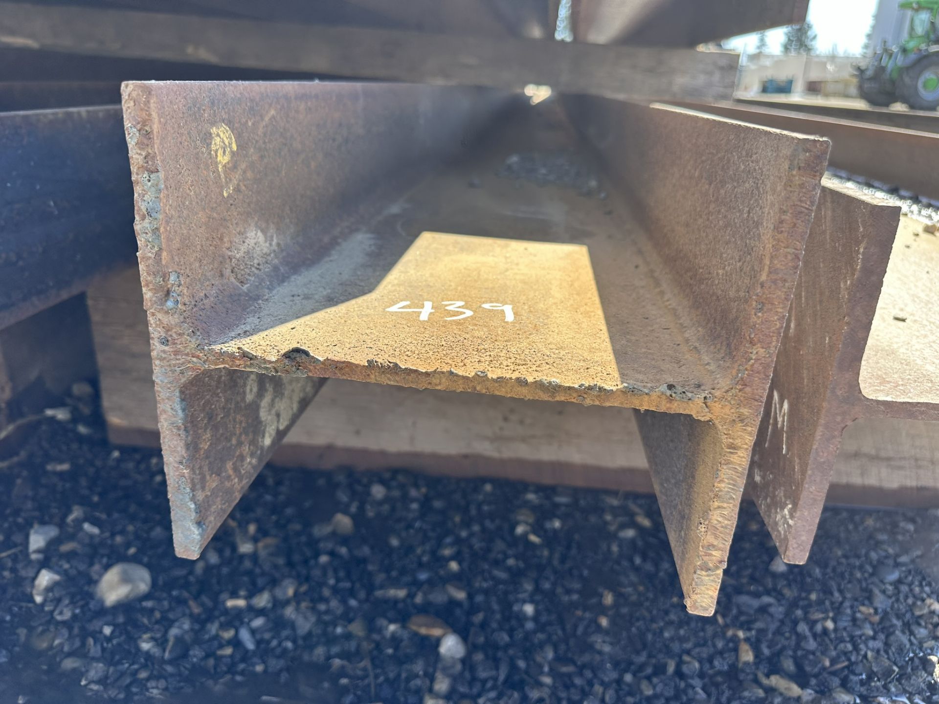 *OFFSITE* 2-WIDE FLANGE BEAMS 1-9.75"X8"X26", 1-16"X7"X25" - Image 4 of 4