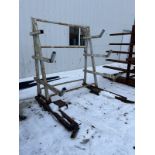 ADJUSTABLE STEEL PIPE RACK 66"X75"H