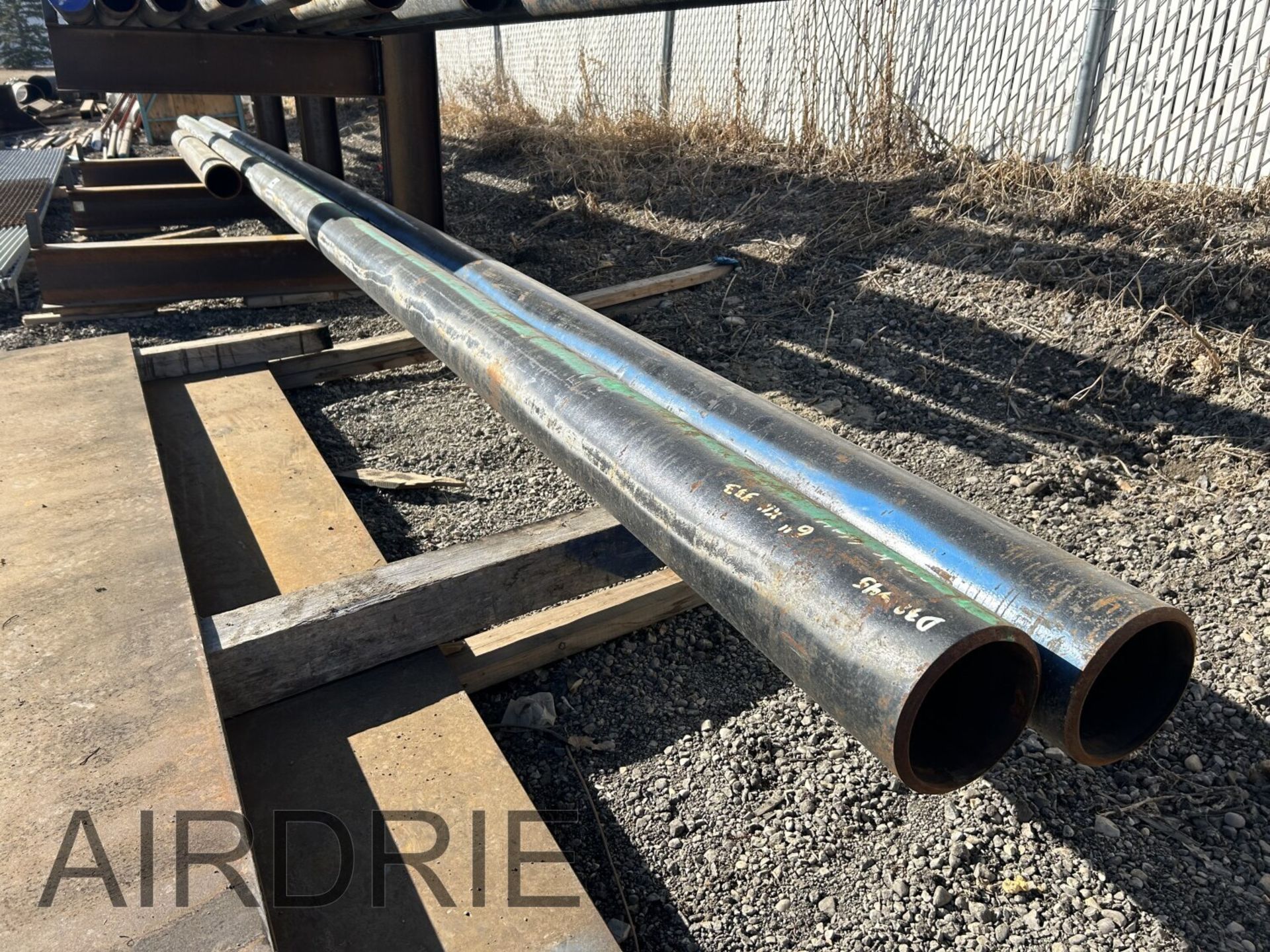 *OFFSITE* L/O - STEEL PIPE - 1 - 6"x38'x1/2" WALL, 1 - 6"x36'x1/2" WALL, 1 - 6"x11'x1/4" WALL (SIZES