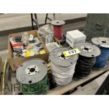 *OFFSITE* L/O ELEC. WIRE, ASSORTED RECEPTACLES, BREAKERS, ETC.