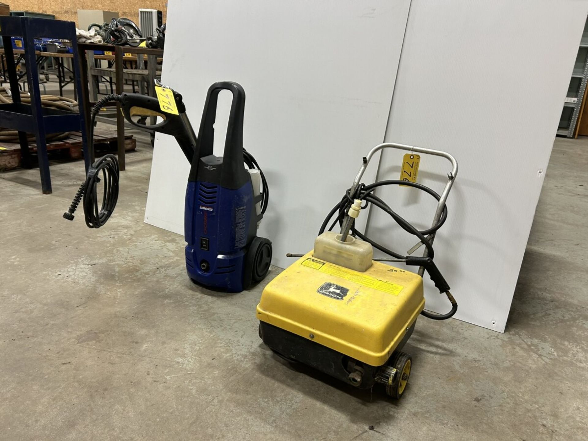 2 - ELECTRIC PRESSURE WASHERS (CONDITION UNKNOWN)