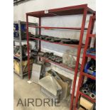 *OFFSITE* SHOP BUILT METAL STORAGE SHELF 65"X19"X80"H