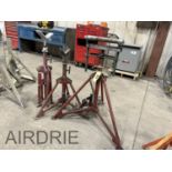 *OFFSITE* L/O ASSORTED JAVELIN PIPE STANDS