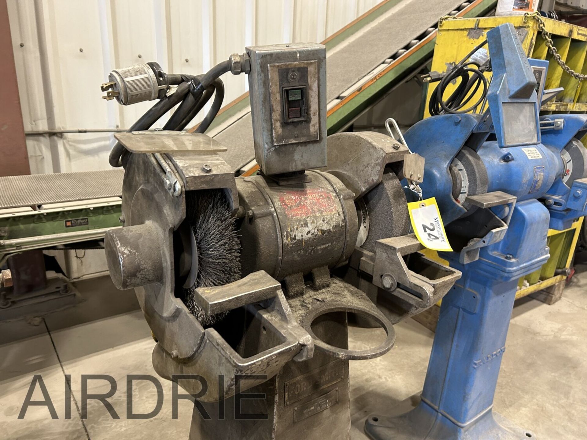 *OFFSITE* FORD SMITH INDUSTRIAL PEDESTAL GRINDER, 12", 2HP/230V/3PH, MOD. 41P, S/N F086-1 - Image 2 of 7