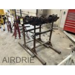 *OFFSITE* PAIR OF SHOP BUILT ROLLER PIPE STANDS