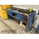 *OFFSITE* STEEL WORK BENCH 75"X25"X35"H