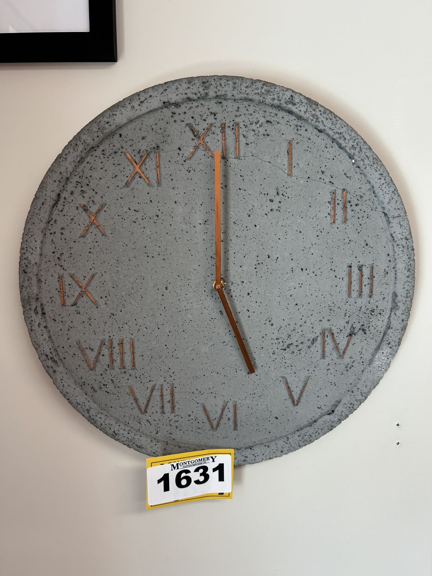 ROMAN NUMERAL WALL CLOCK