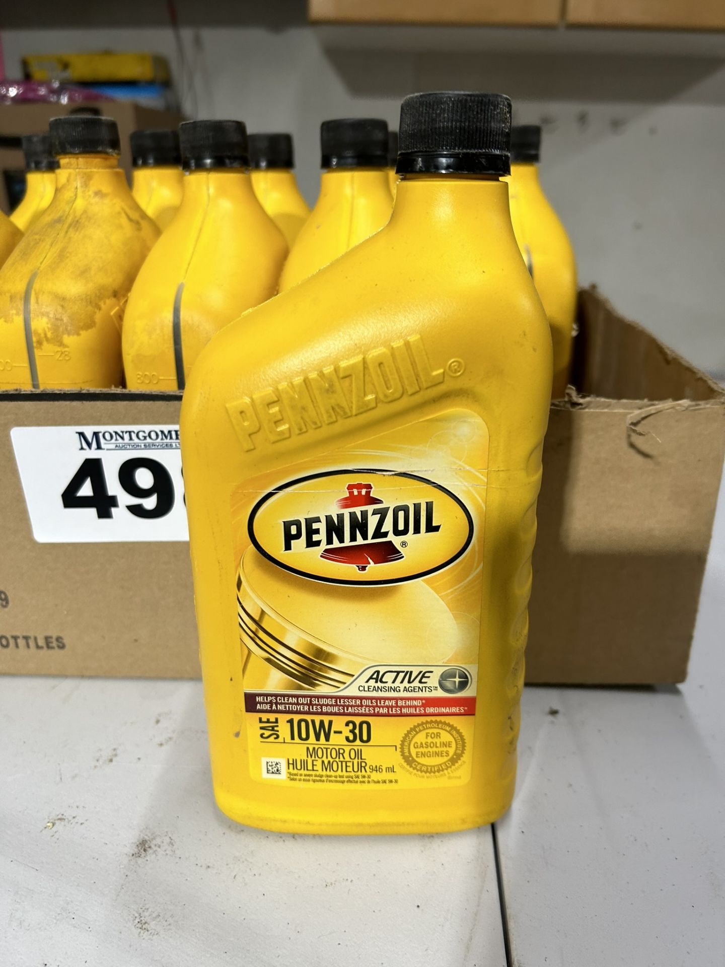 10L OF PENNZOIL SAE 10W-30 ENGINE OIL - Bild 3 aus 4