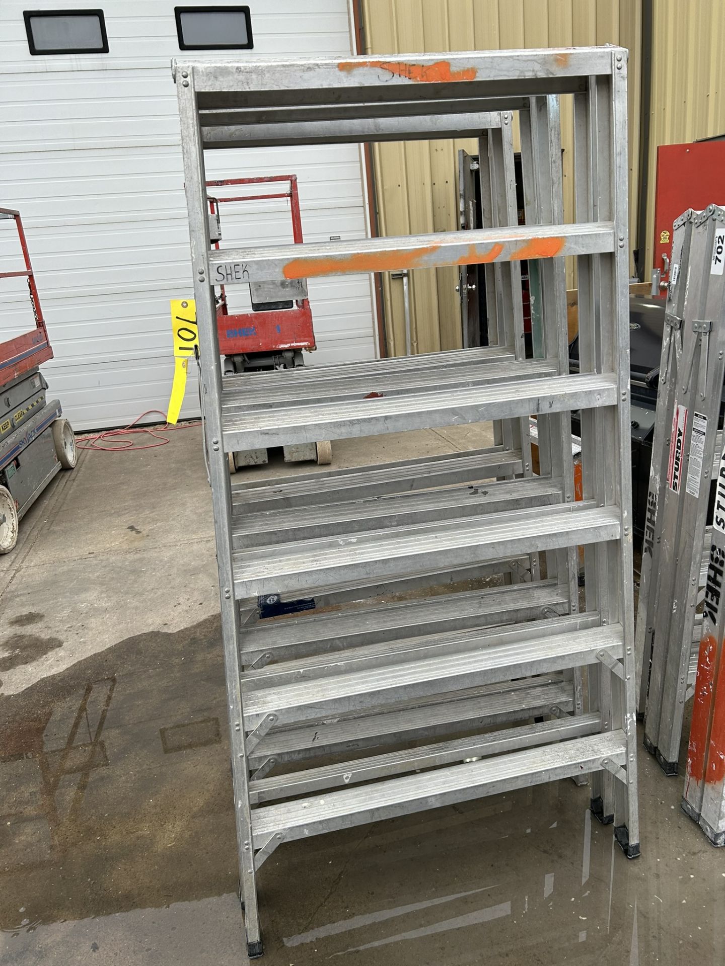 3-ALUMINUM 6 FT SAWHORSES - Image 2 of 3