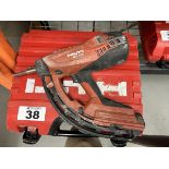 HILTI GX 120 GAS-ACTUATED FASTENING TOOL GAS NAILER WITH SINGLE POWER SOURCE FOR DRYWALL TRACK,