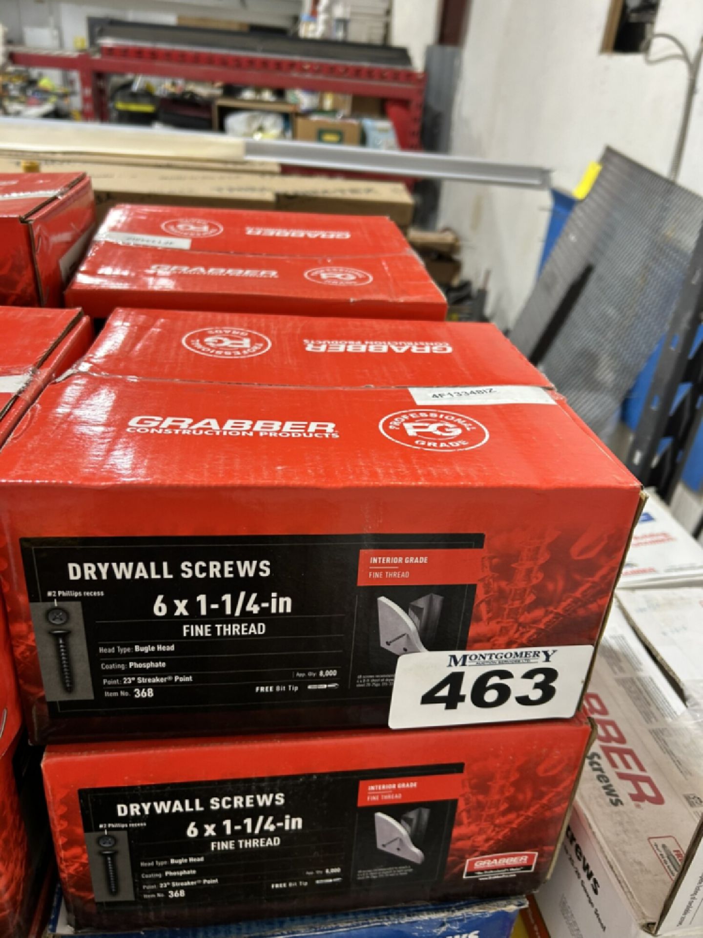 8-BOXES OF ASSORTED GRABBER DRYWALL SCREWS - Image 2 of 6