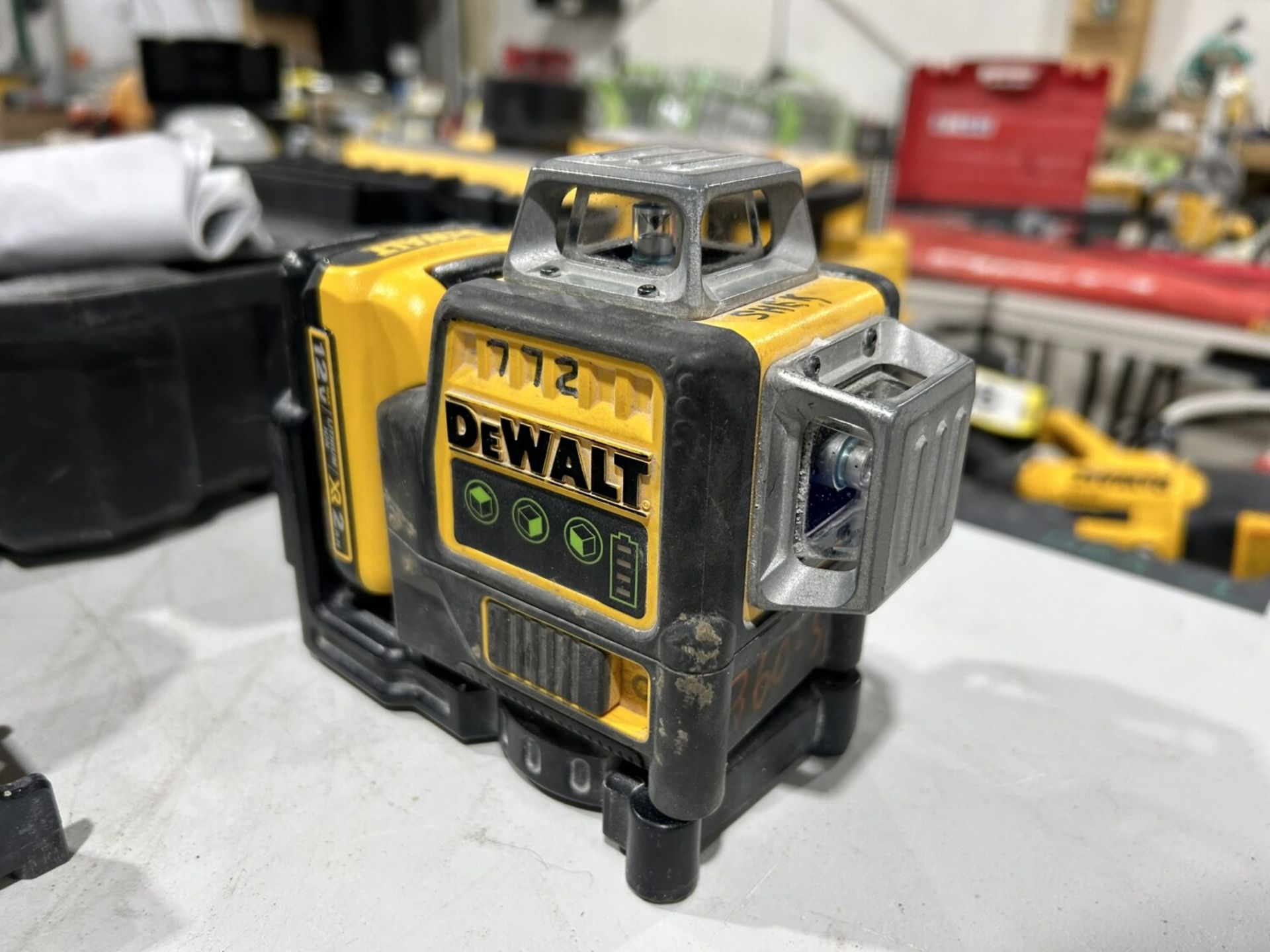 DEWALT CORDLESS LASER LEVEL W/ BATTERY & CHARGER - Image 5 of 11