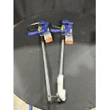 PAIR OF 24" IRWIN QUICK GRIP CLAMPS - NEW