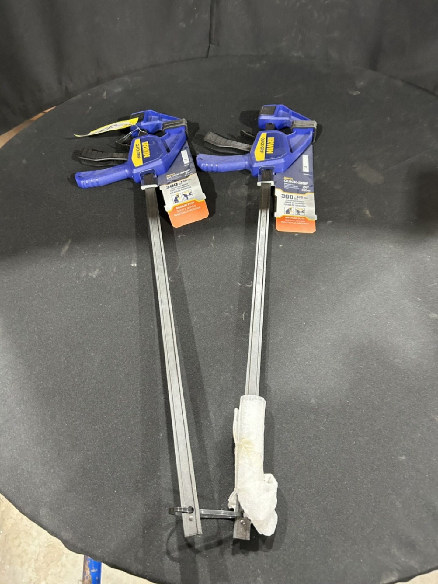 PAIR OF 24" IRWIN QUICK GRIP CLAMPS - NEW