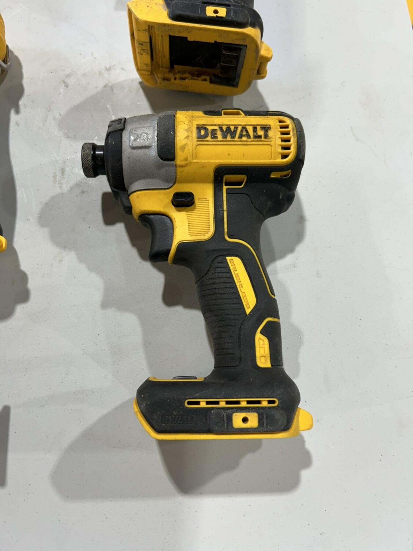 DEWALT CORDLESS IMPACT DRIVER, DRILL, & LIGHT W/ BATTERY AND CHARGER - Image 3 of 11