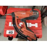 HILTI GX 120 GAS-ACTUATED FASTENING TOOL GAS NAILER WITH SINGLE POWER SOURCE FOR DRYWALL TRACK,