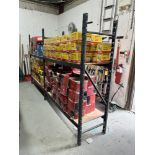 METAL STORAGE RACKING 12 FT X 24" X 78"H