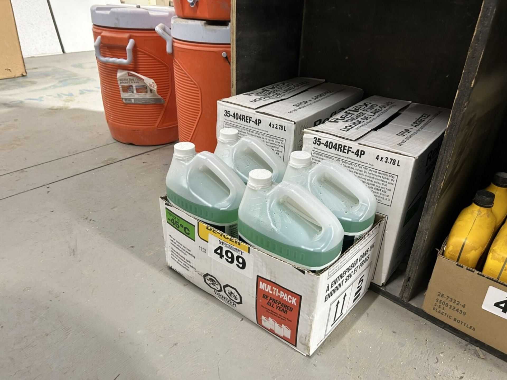 3 BOXES OF WINTER WINDSHIELD WASHER FLUID