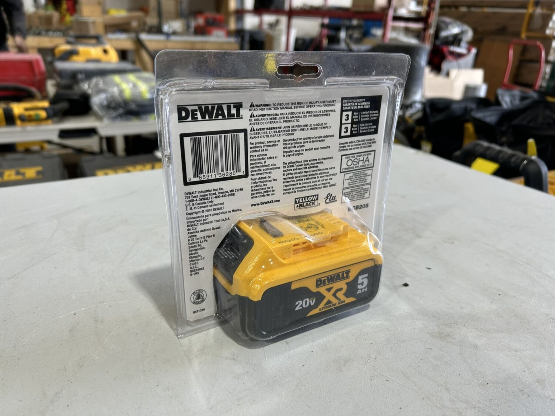 DEWALT 5.0AH BATTERY - Image 3 of 4