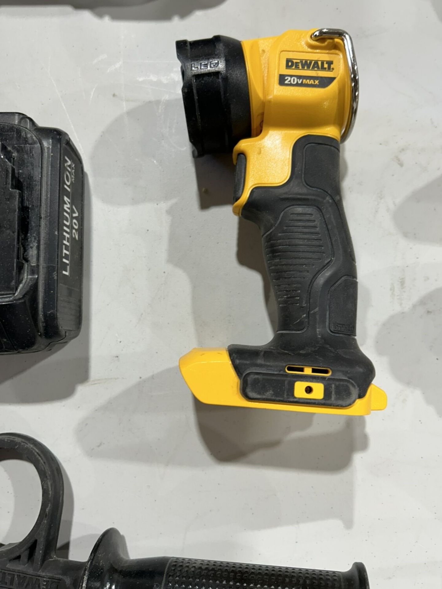 DEWALT CORDLESS IMPACT DRIVER, DRILL, & LIGHT W/ BATTERY AND CHARGER - Image 5 of 11