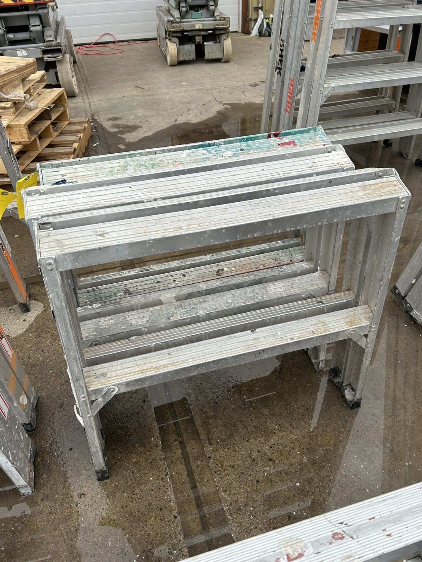 3-STURDY 2 FT ALUMINUM SAWHORSES - Image 3 of 3