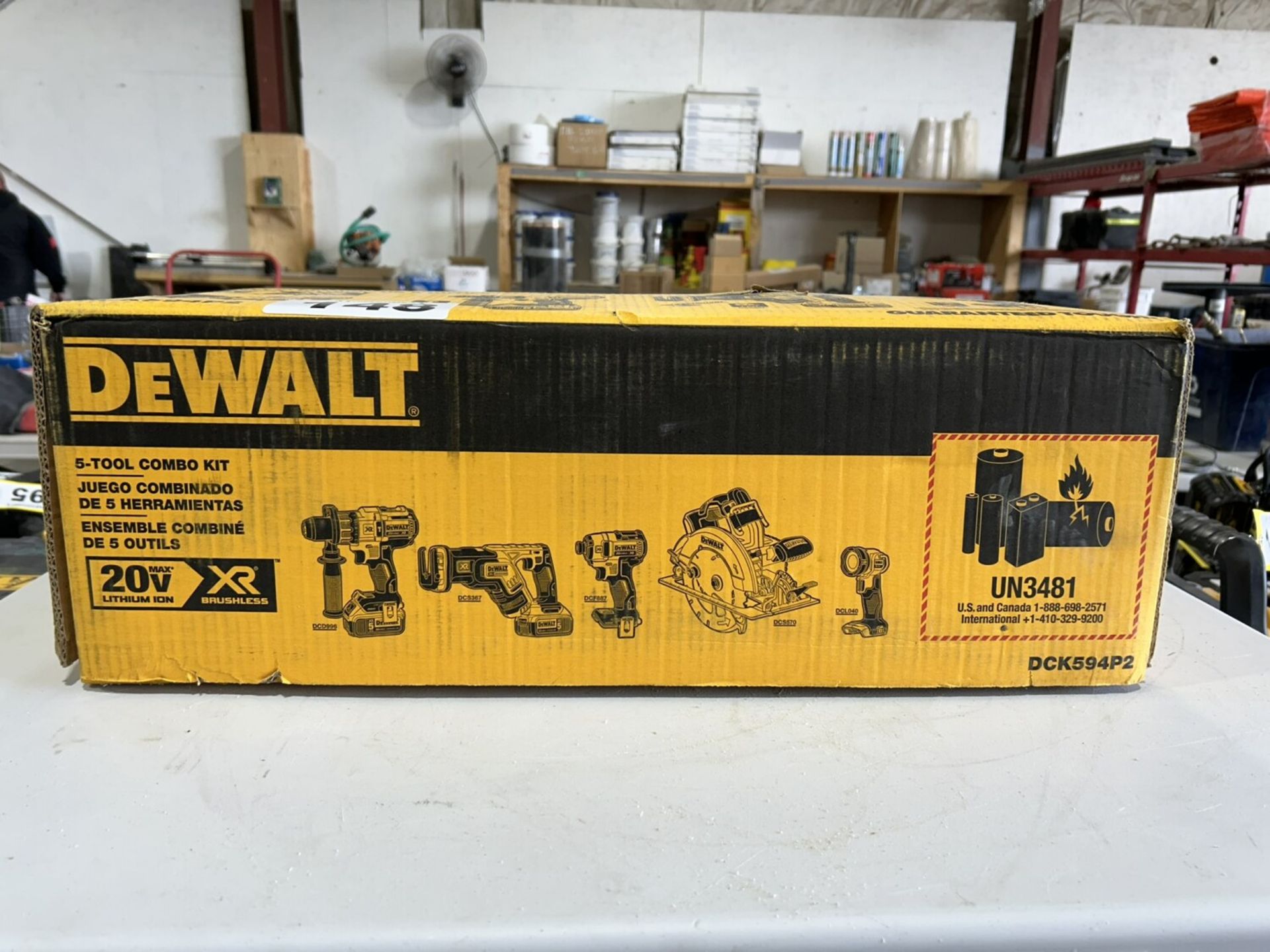 DEWALT CORDLESS 5-TOOL COMBO KIT - Image 3 of 4