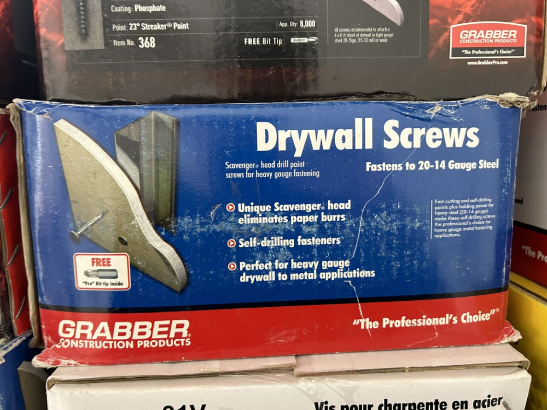 8-BOXES OF ASSORTED GRABBER DRYWALL SCREWS - Image 5 of 6