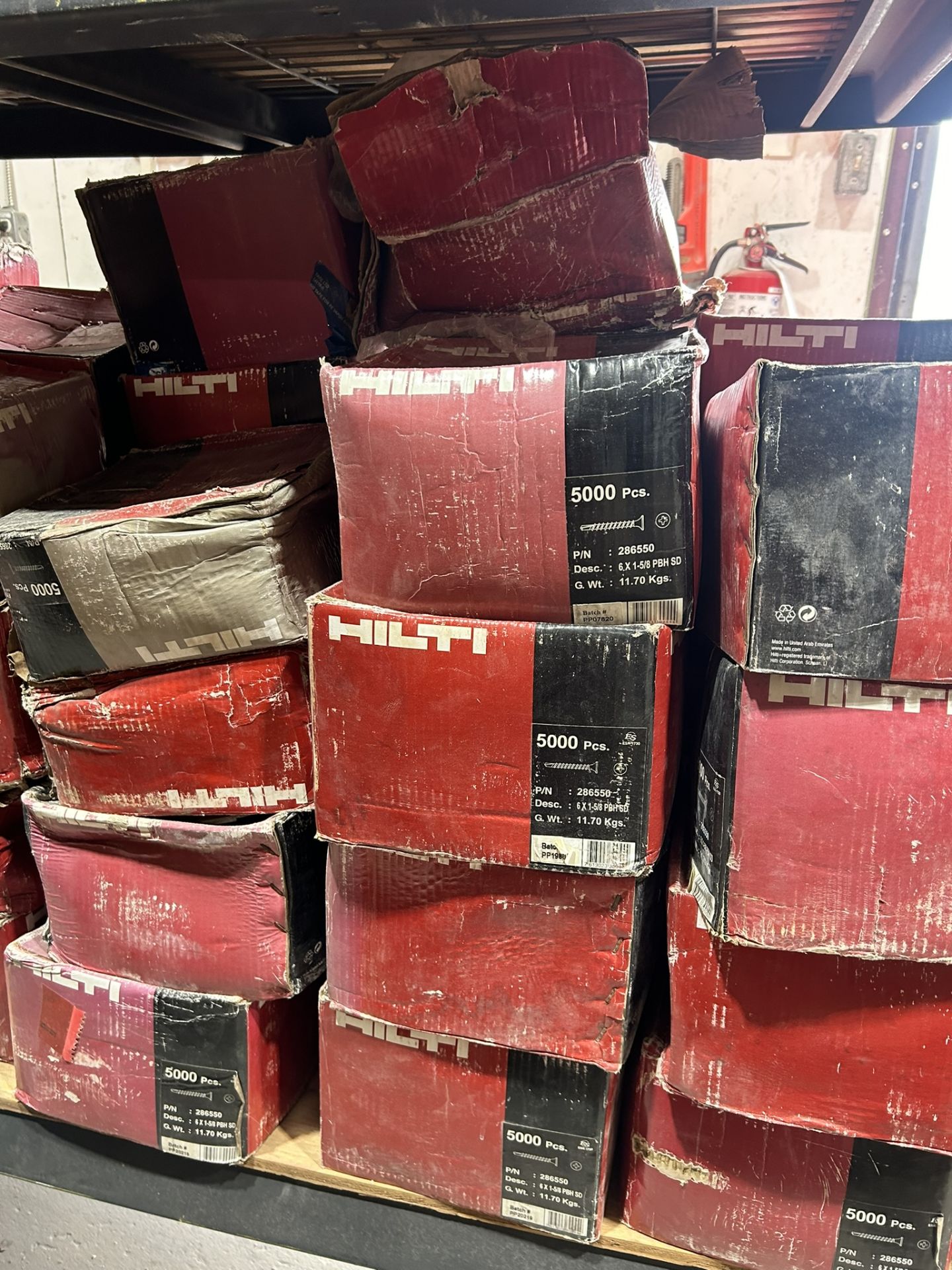9-BOXES OF HILTI 6 X 1-5-8" PBH SD DRYWALL SCREWS (TIMES THE MONEY X9) - Image 2 of 3