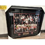 TORONTO RAPTORS CHAMPIONSHIP FRAMED PRINT 29"X26"