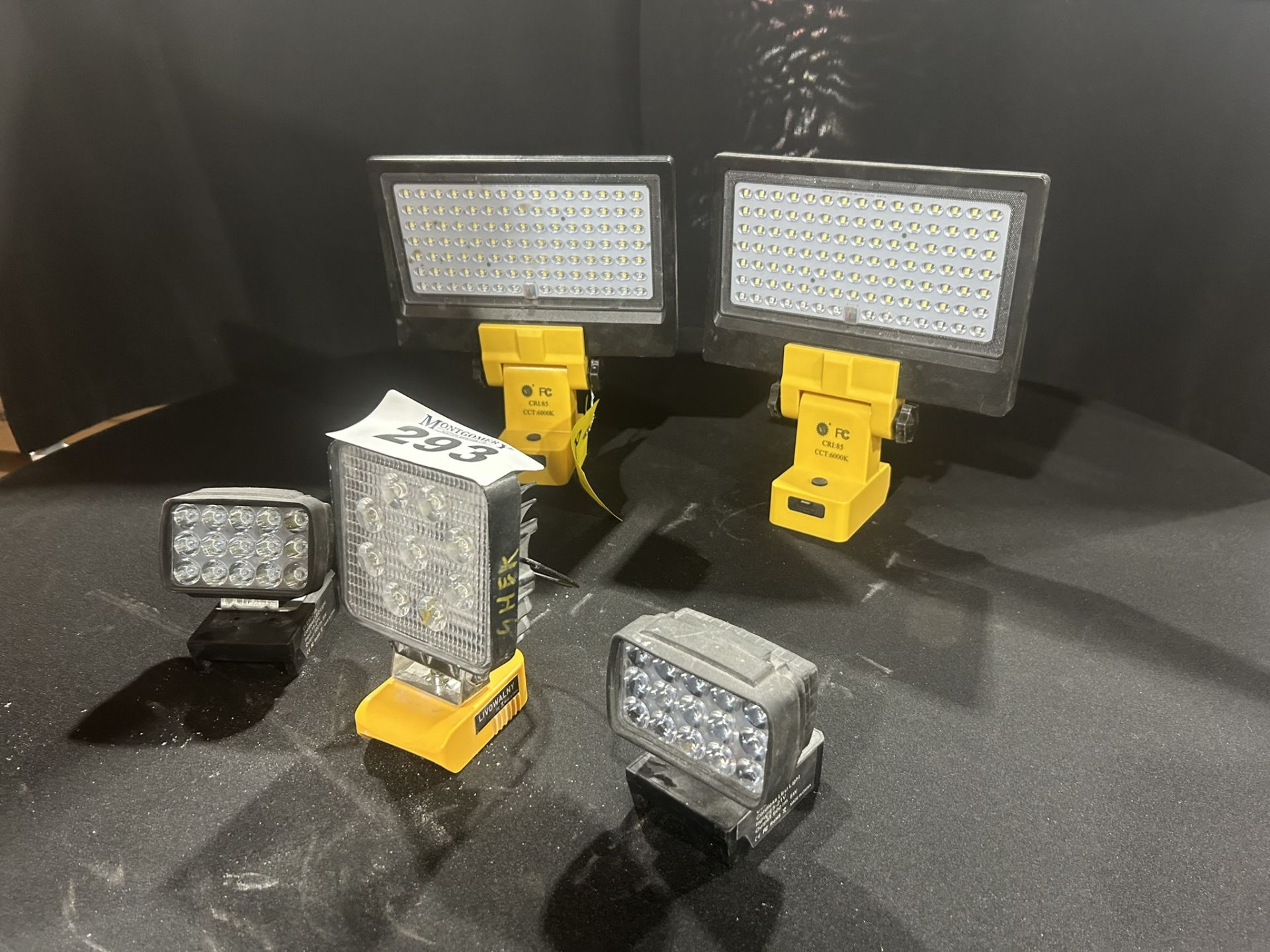 LED PORTABLE LIGHTS (WORKS WITH DEWALT BATTERIES)