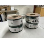 4-ROLLS 180 GRIT SANDPAPER ROLLS