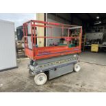 2006 SKYJACK SJ3220 24V ELEC. SCISSOR LIFT 20FT PLATFORM HEIGHT, SOLID TIRE, S/N 619162