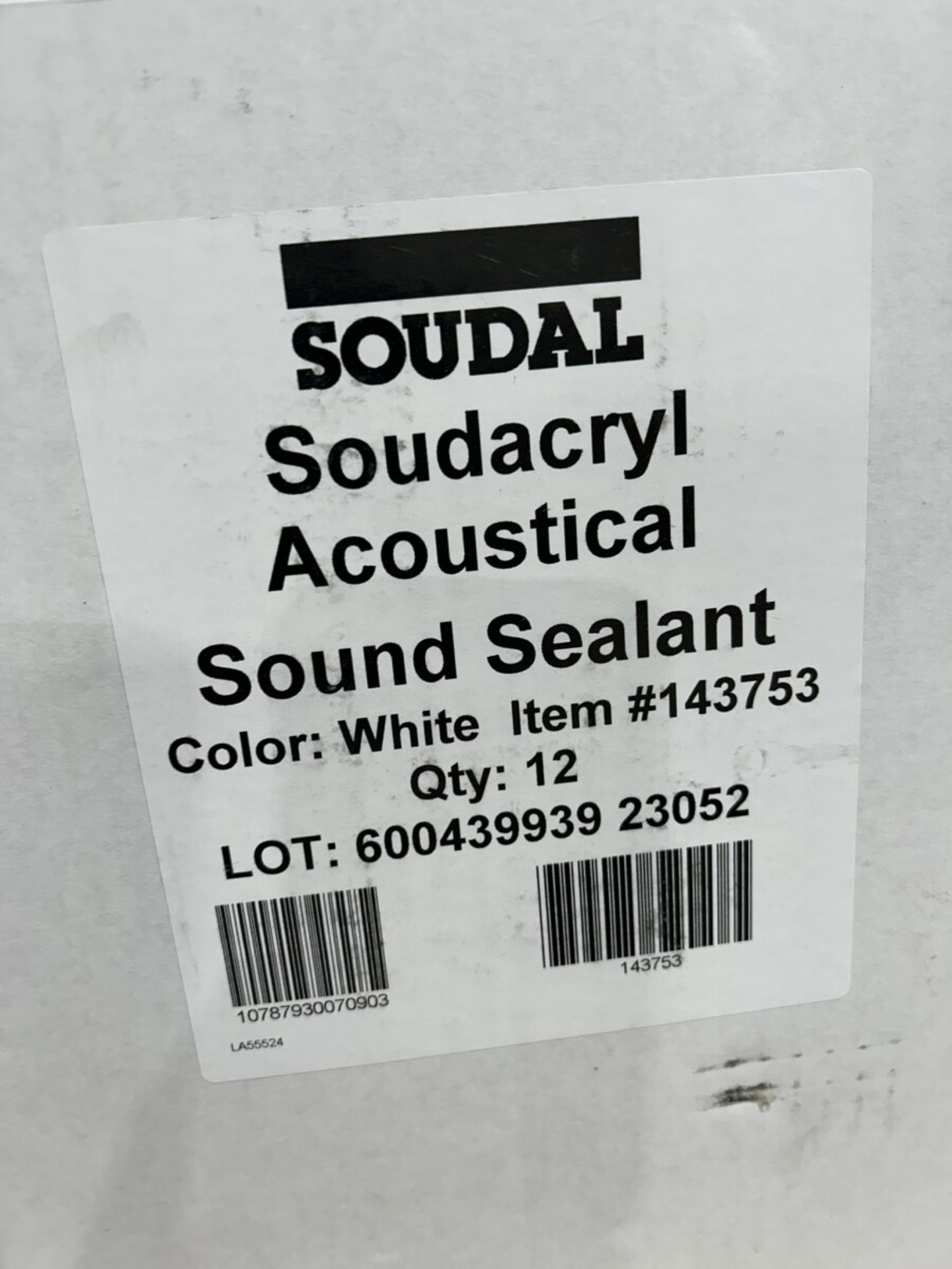 2-BOXES OF SOUDAL SOUDACRYL ACOUSTICAL SEALANT AND CAULKING GUNS - Image 3 of 5