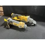 DEWALT CORDLESS DRYWALL CUT-OUT TOOL AND ANGLE GRINDER