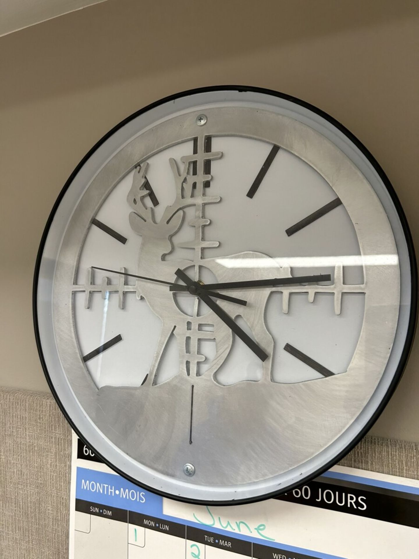 ROMAN NUMERAL WALL CLOCK - Image 3 of 4