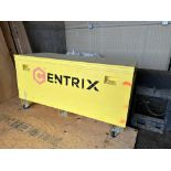 CENTIX ROLLING METAL JOB SITE TOOL BOX 60"X24"X32"H