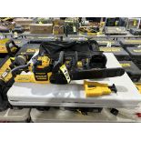 DEWALT CORDLESS 16" CHAINSAW W/ 7.5AH BATTERY, CHARGER, SHARPENER