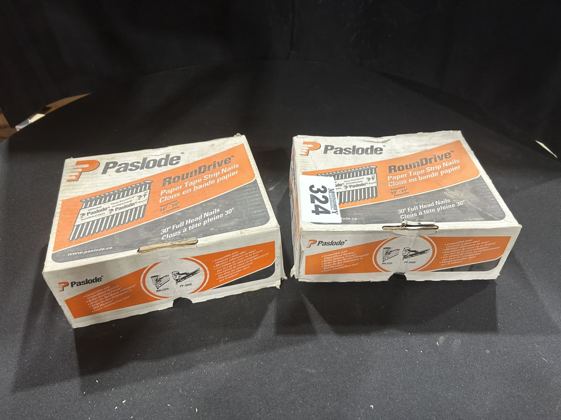 2-BOXES OF PASLODE 3.25" STRIP NAILS