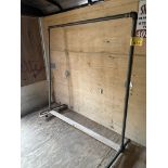 STEEL FRAMED ROLLING CLOTHES HANGER FRAME