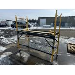 METALTECH 72" BAKER SCAFFOLD W/ SHELF (Unit has been flat packed. May differ slightly from photo)