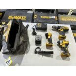 DEWALT CORDLESS IMPACT DRIVER, DRILL, & LIGHT W/ BATTERY AND CHARGER