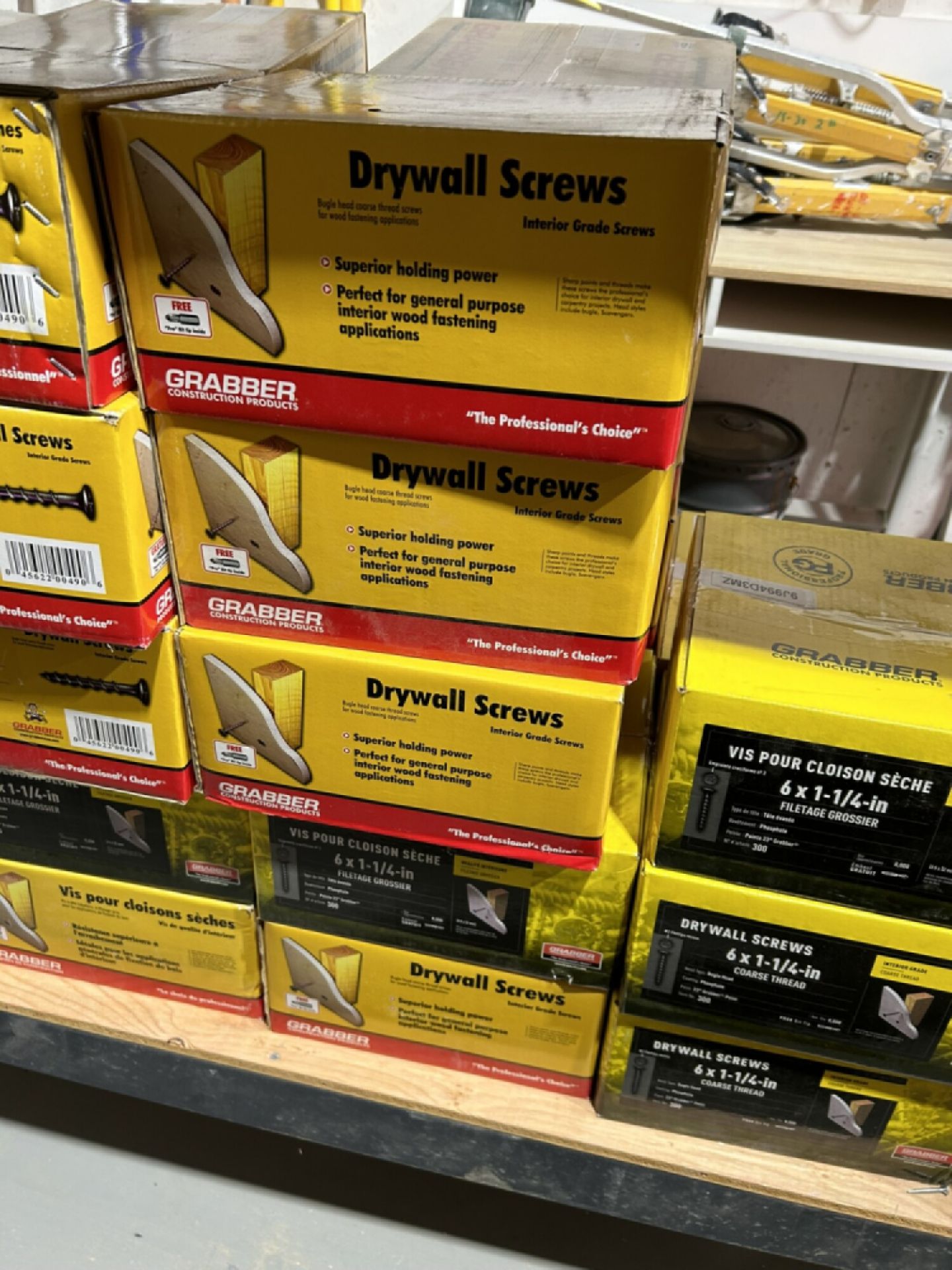 10-BOXES OF GRABBER 7X2" DRYWALL SCREWS (TIMES THE MONEY X10)