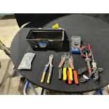 MASTERCRAFT MULTIMETER, CRIMPING PLIERS, ETC.