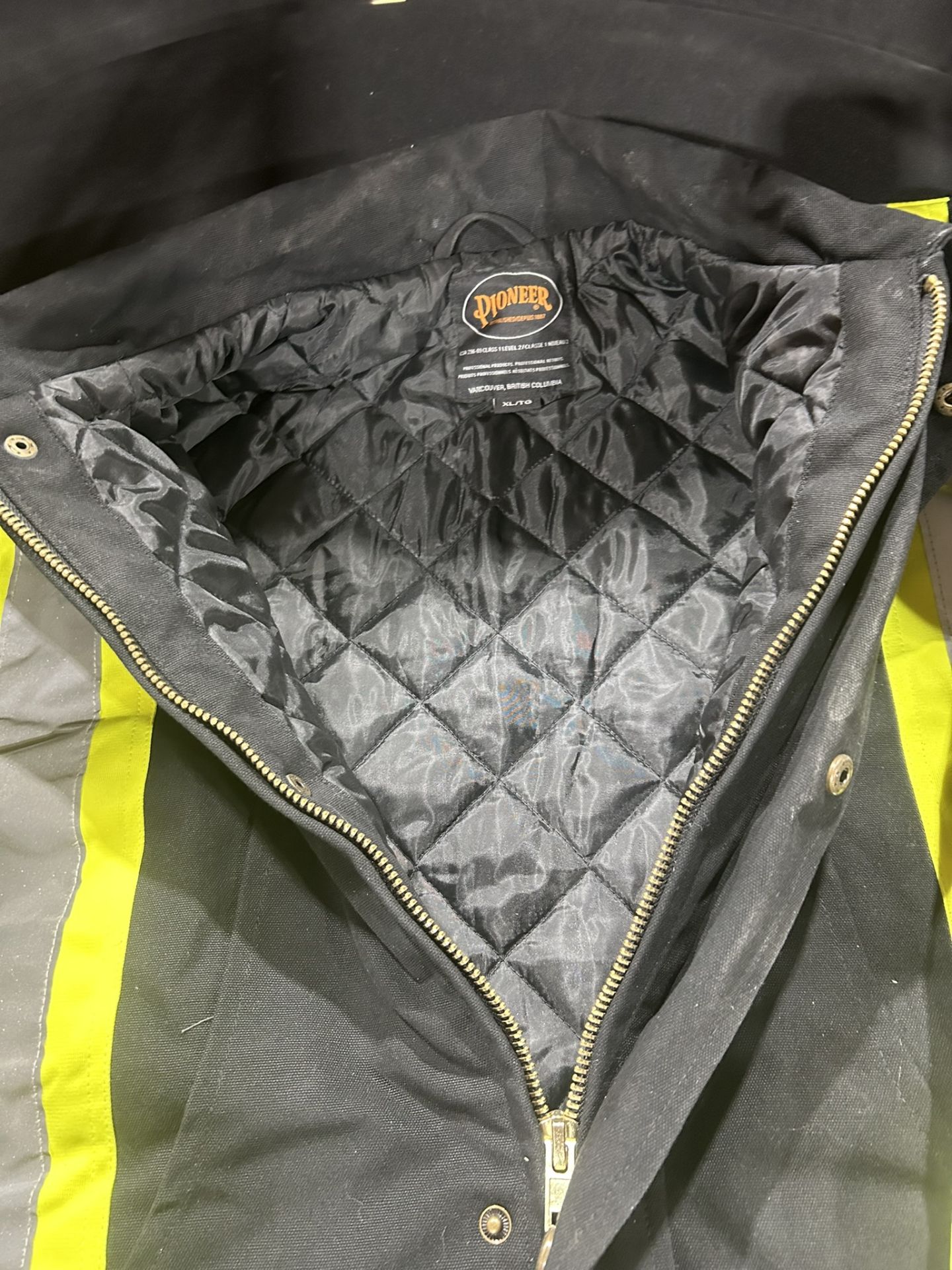 2-PIONEER INSULATED XL SAFETY BOMBER JACKETS - Image 8 of 9