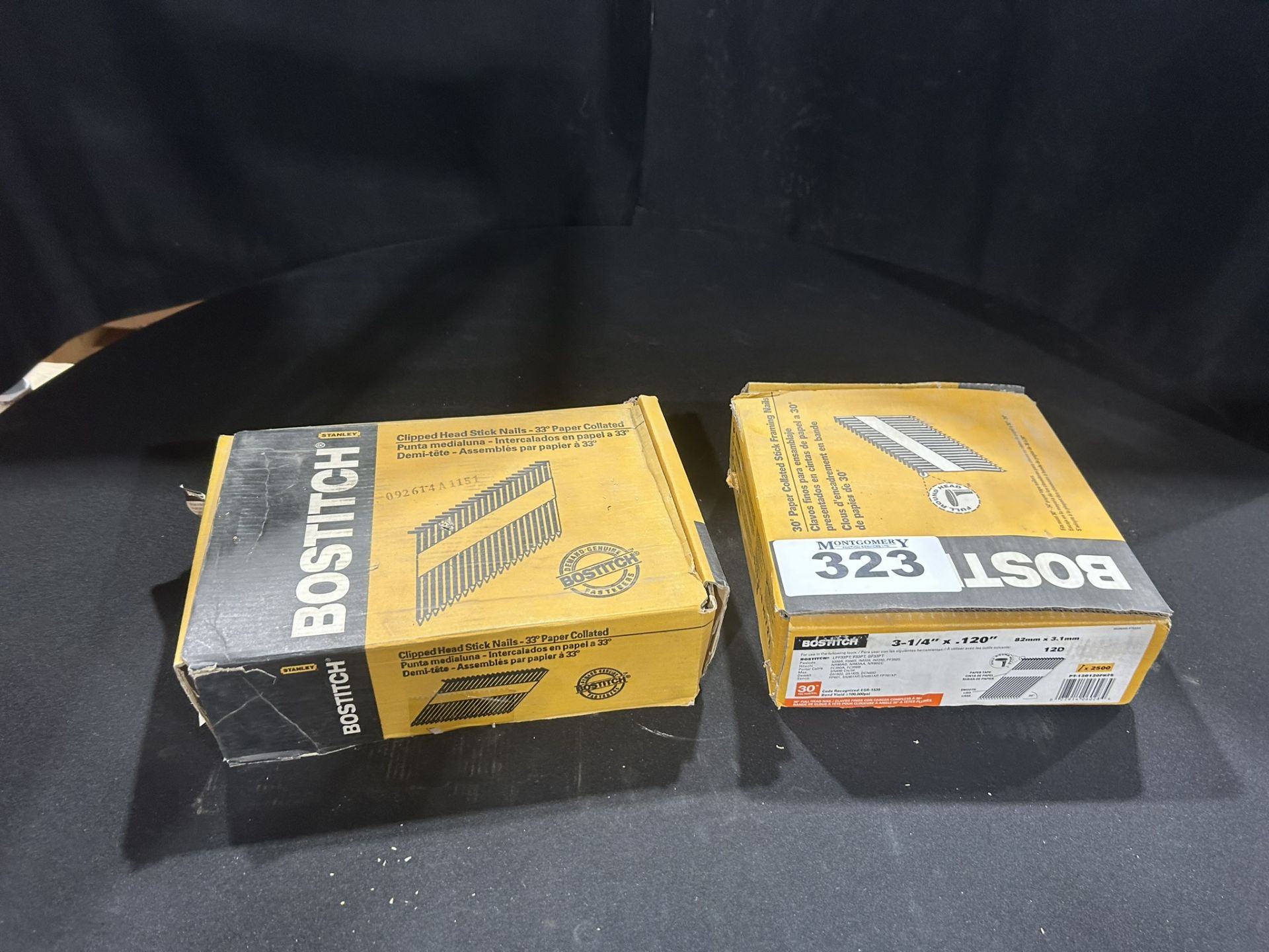 2-BOXES OF BOSTITCH 3.25" STRIP NAILS