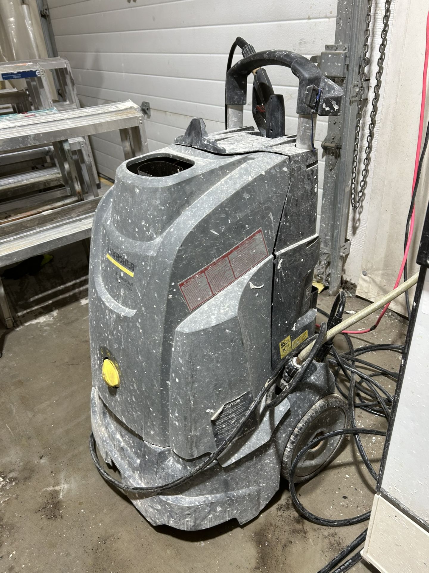 KARCHER DIESEL FIRED HOT WATER PRESSURE WASHER 120V S/N 010288 - Image 2 of 5